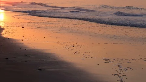 Sunrise Surf Stock Footage 108759334