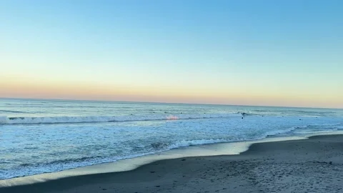 Sunrise surfering Stock Footage 230342609