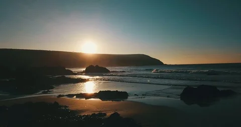 Sunrise surfers 2 Video stock 107056901