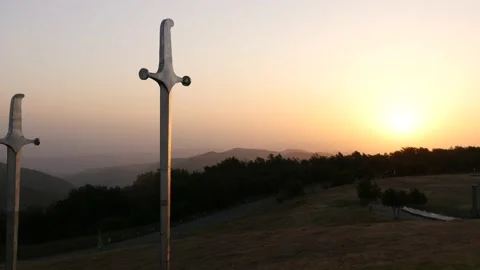 Sunrise Swords 스톡 동영상 205070292