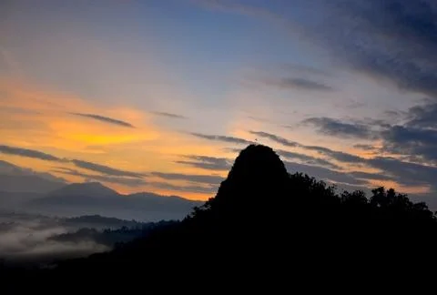Sunrise at Tabur Mount Stock Photos