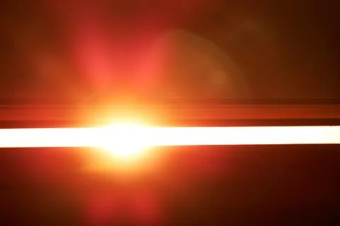 Sunrise through ajar window. Stock Photos