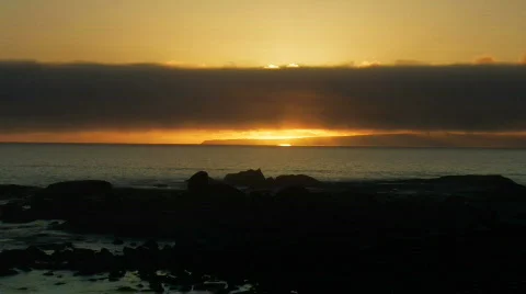 Sunrise through Clouds Stock Footage 362256