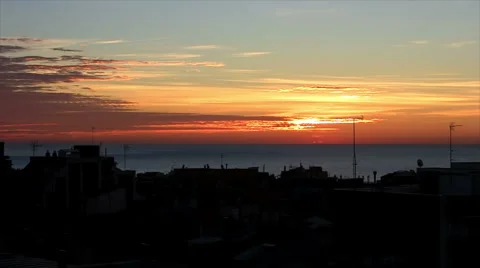 Sunrise time lapse 03 Stock Footage 932254