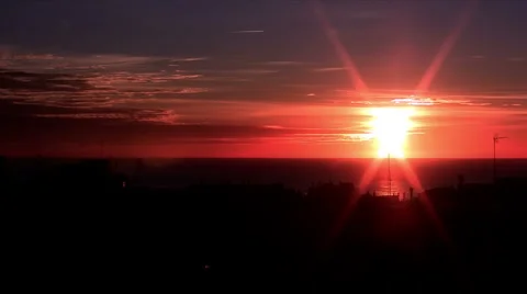 Sunrise time lapse 05 Stock Footage 932333