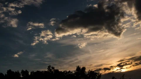 Sunrise Time Lapse-4K Stock Footage 44048784