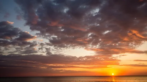 Sunrise Time Lapse, 4k Video stock 129962998