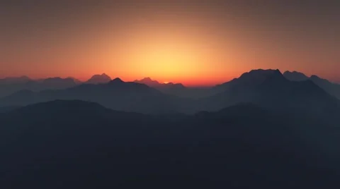 Sunrise time lapse animation for opening daily life Vídeo Stock 46045540