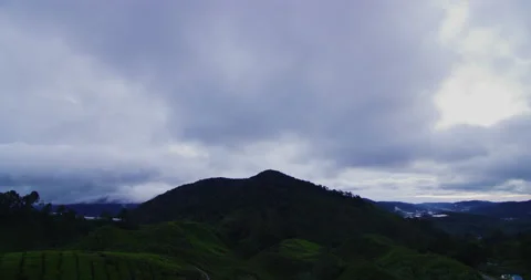 Sunrise Time Lapse At The BOH Tea Plantation in Cameron Highlands, Malaysia Stock Footage 150801363