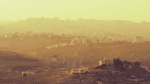 Sunrise time-lapse from the BYU Jerusalem center. Stock Footage 52233536