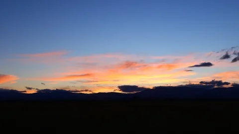 Sunrise Time Lapse Carson Valley Nevada Stock Footage 96115759