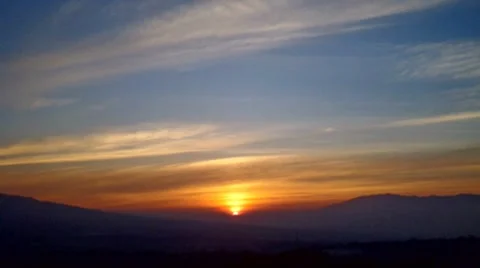 Sunrise Time Lapse Video stock 8578778