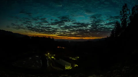 Sunrise time-lapse Stock Footage 48981418