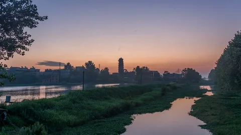 Sunrise Time lapse Video stock 77260258