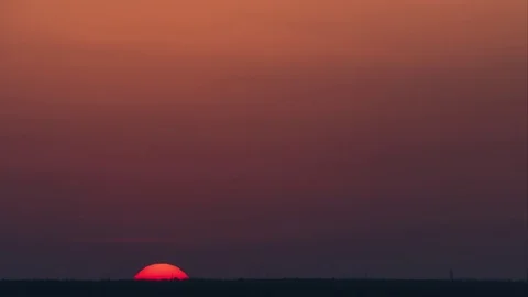 Sunrise, time lapse Video stock 77484772