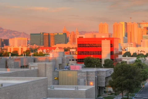 Sunrise TIme Lapse Las Vegas Stock Footage