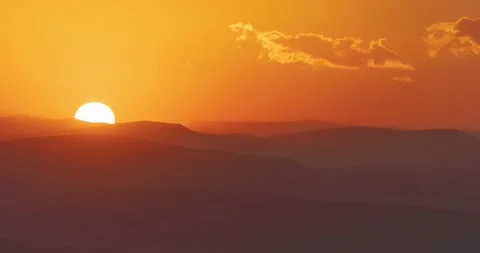 Sunrise time lapse in mountain. Stock Footage 152008635