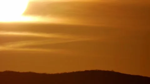 Sunrise time lapse in mountain. Stock Footage 153650286