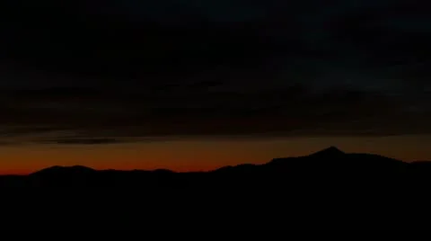 Sunrise time lapse in mountains Stock Footage 21087820