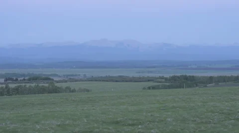Sunrise Time Lapse on Mountains Stock Footage 62764167