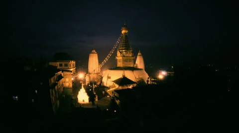 Sunrise Time Lapse. Nepal. Video stock 64896229