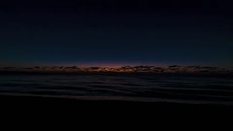 Sunrise time lapse over the ocean Stock Footage 172336023