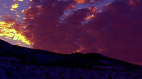 Sunrise Time Lapse Panning Stock Footage 417734