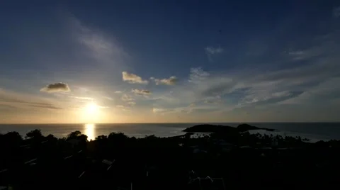 Sunrise Time lapse Samui Stock Footage 40077659
