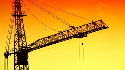 Sunrise Time Lapse With Under Construction Building In Fore Ground Vidéo 682846