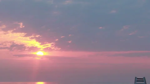 Sunrise timelapse 1 full Stock Footage 24691673