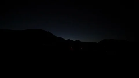 Sunrise Timelapse In Atlas Mountain Town In Morocco Stock Footage