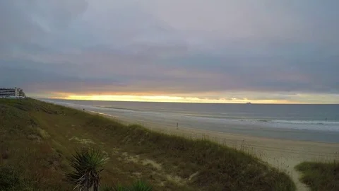 Sunrise Timelapse Beach Stock Footage 81277082