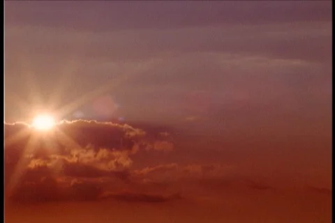 Sunrise timelapse clouds Video stock 123090610