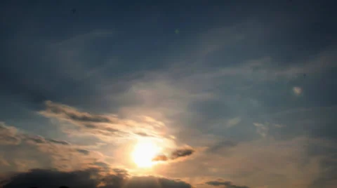 Sunrise Timelapse Clouds Heaven Video stock 30266376