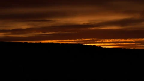 Sunrise Timelapse Colourful Clouds Stock Footage 153305054