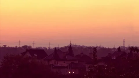 Sunrise Timelapse in Donetsk Stock Footage 37652245