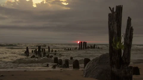 Sunrise Timelapse Stock Footage 28361362