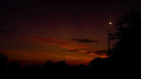 Sunrise timelapse Stock Footage 125010127