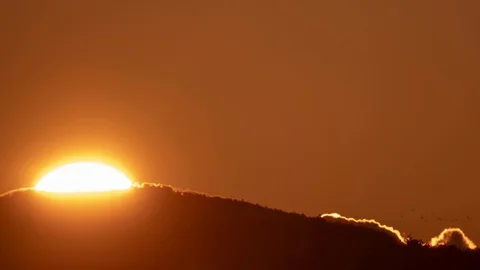 Sunrise timelapse in mountain. Stock Footage 121302480