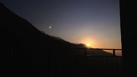Sunrise timelapse in the mountains Stock Footage 219569187