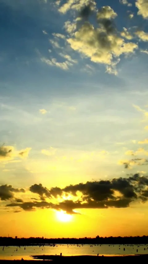 Sunrise timelapse, nature Stock Footage 314986280