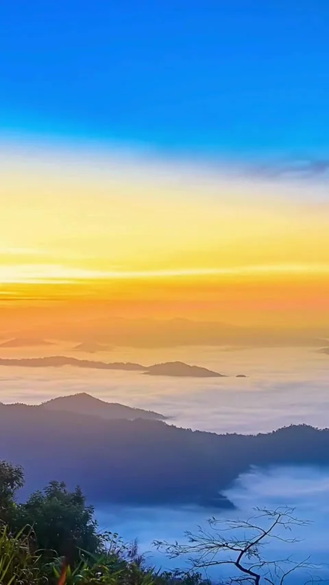 Sunrise timelapse, nature Stock Footage 314986305