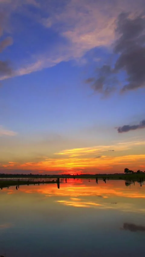 Sunrise timelapse, nature Stock Footage 314986338