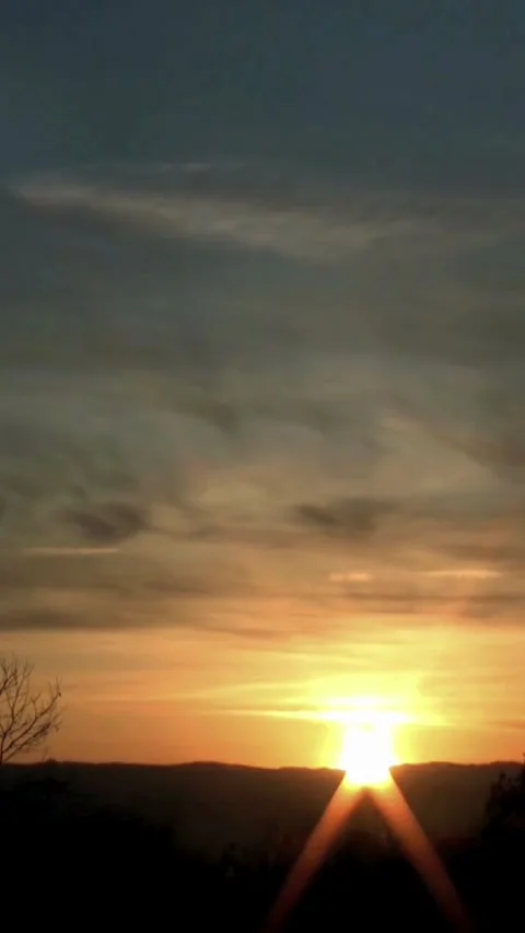 Sunrise timelapse, nature Stock Footage 314986375