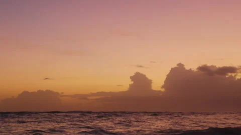 Sunrise timelapse over beaches of Punta Cana Dominican Republic Video stock 142221673