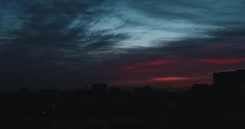 Sunrise Timelapse over City 스톡 동영상 210554628