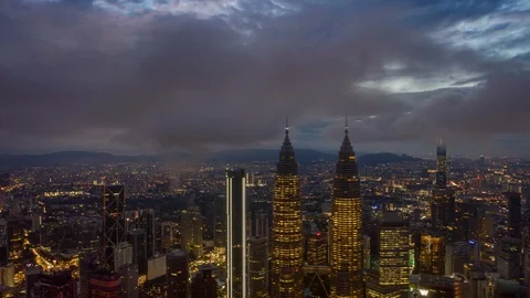 Sunrise Tower KLCC Stock Footage 121863483