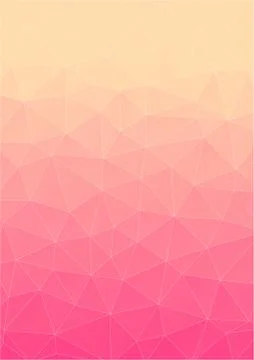 SunRise triangle background. Background of geometric shapes Stock Illustration