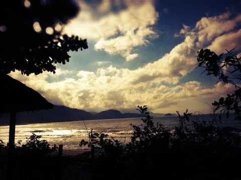 Sunrise in Trindade Stock Photos