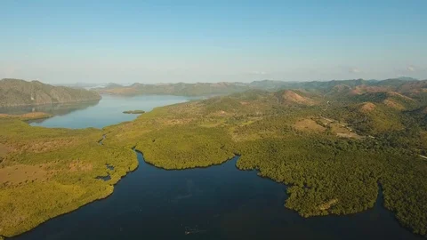 Sunrise on tropical island Stock Footage 101456626